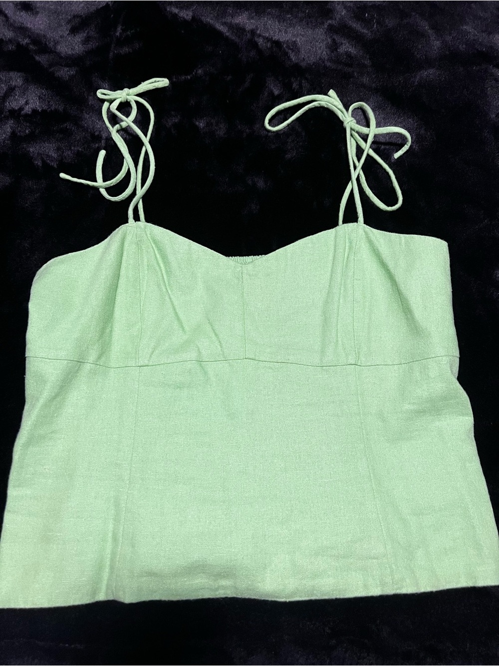 Old Navy Lime Green Smocked Back tank top
